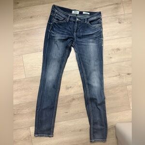 Daytrip Women's Dark Blue Skinny Jeans II LYNX II Women’s Size 31L - EUC